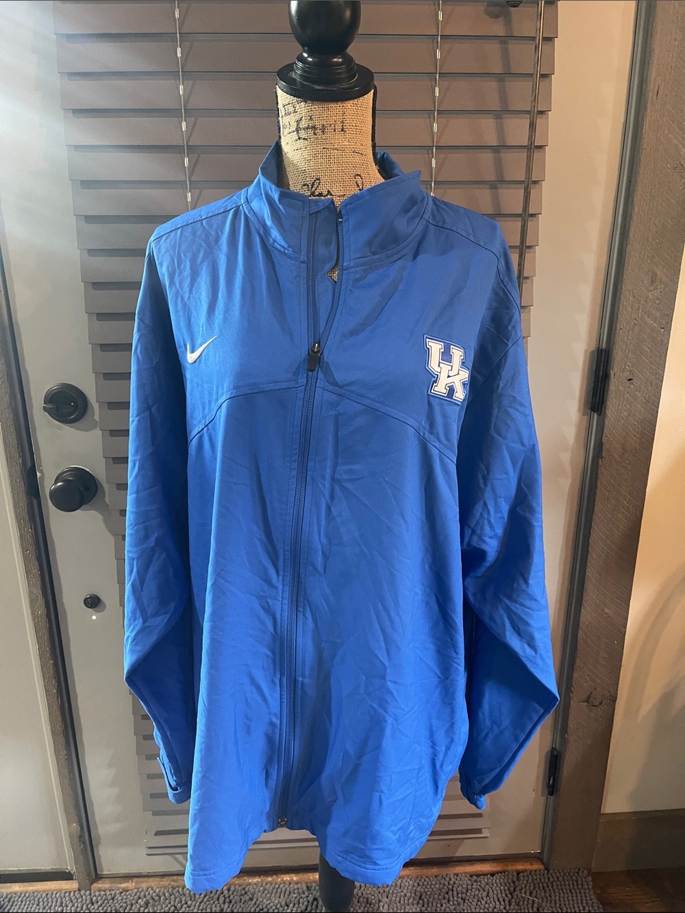 Nike Blue Full-Zip University Jacket with UK Logo